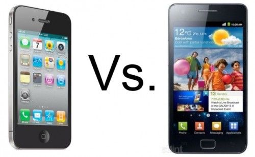 iPhone 4 vs Samsung Galaxy S II