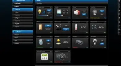 Panel sterowania centralki HC2