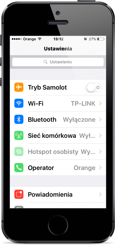 włącznaie funkcji Wi-Fi Assist w iOS9 krok 2
