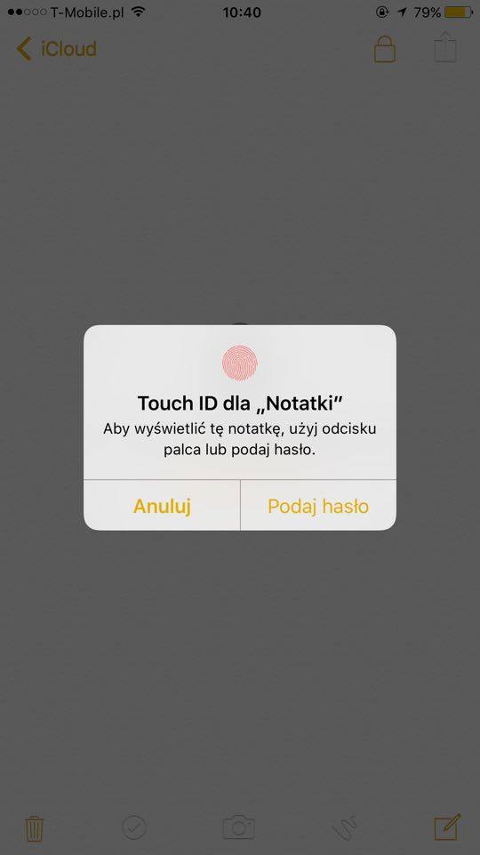 Jak zablokować lub odblokować notatki?