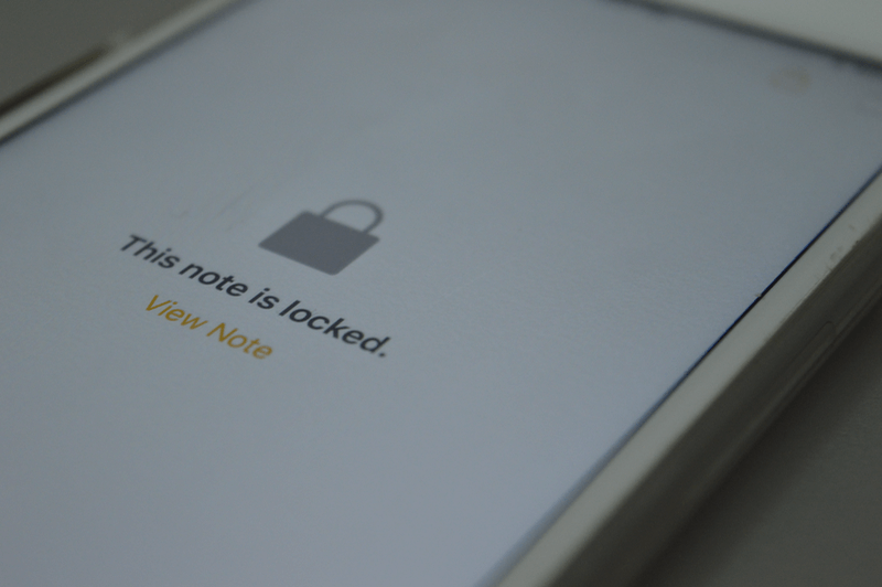 Jak zabezpieczyć notatki hasłem oraz TouchID?