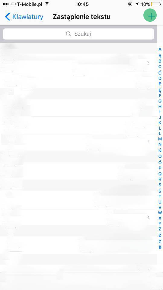 Jak skonfigurować symbol jako skrót klawiaturowy naszego iPhone lub iPada?