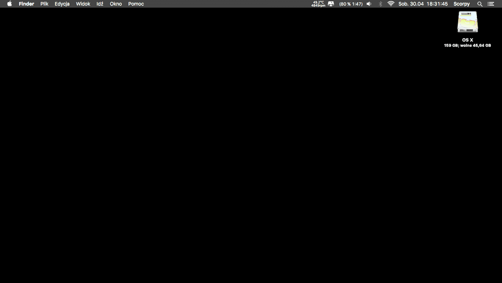 Kontroluj stan baterii w Mac OS X