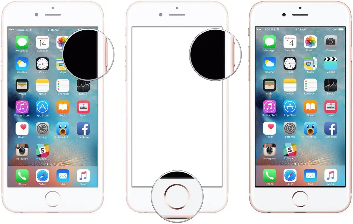 screenshot” w iPhonie 6/6s