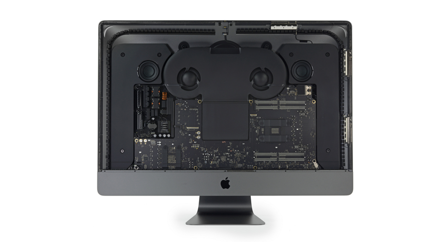 iMac Pro rozebrany przez serwis iFixit