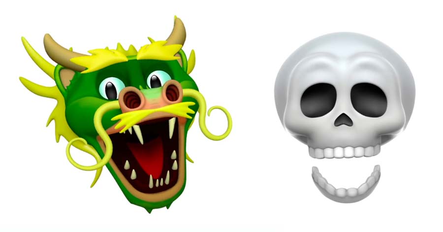 Oto nowe cztery ikony Animoji