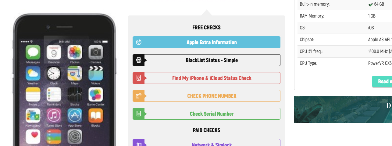 sprawdzanie po IMEI czy iPhone ma założonego SIMLOCK'a