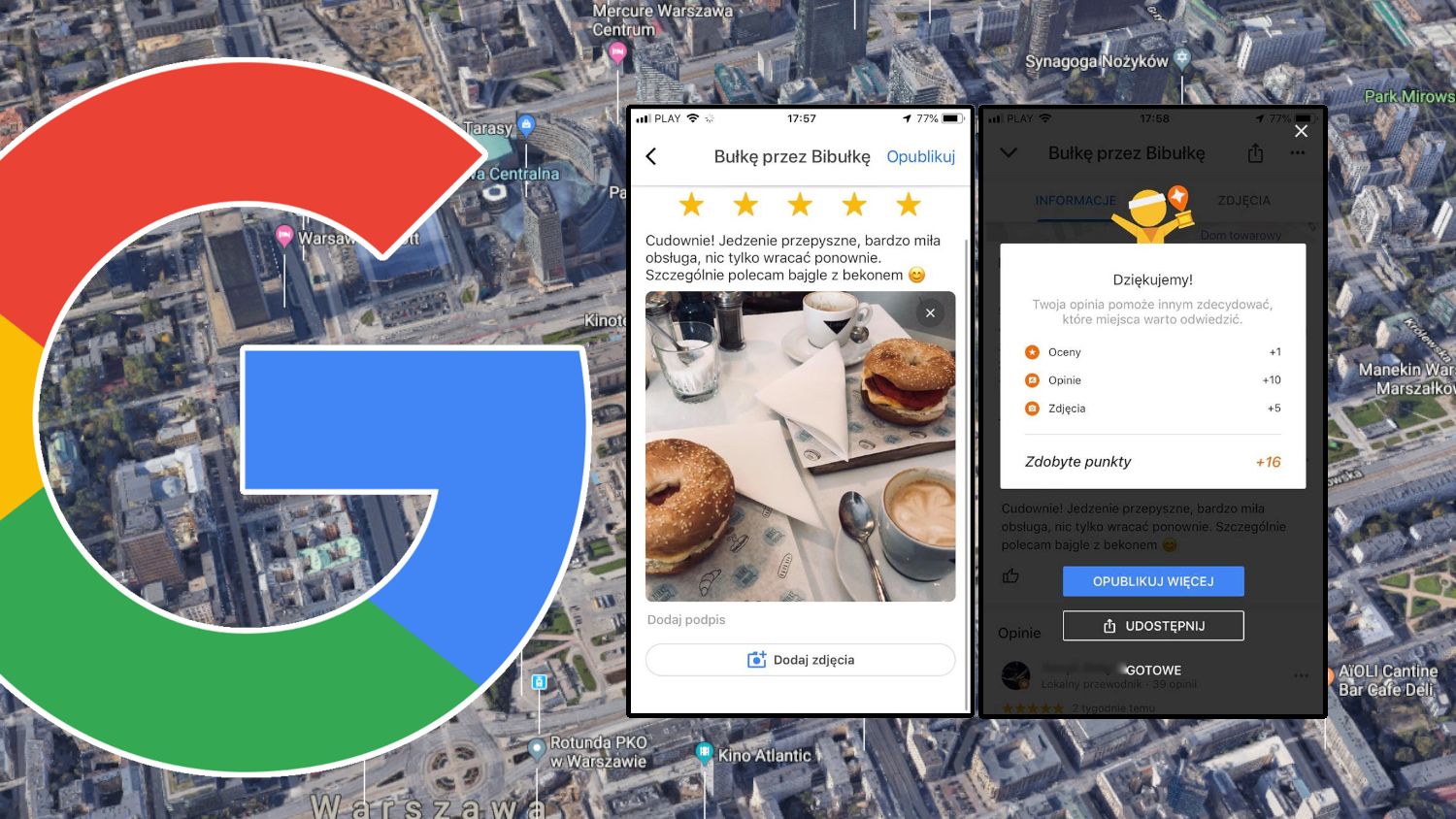 Zostań lokalnym przewodnikiem Google i pomagaj oceniając!