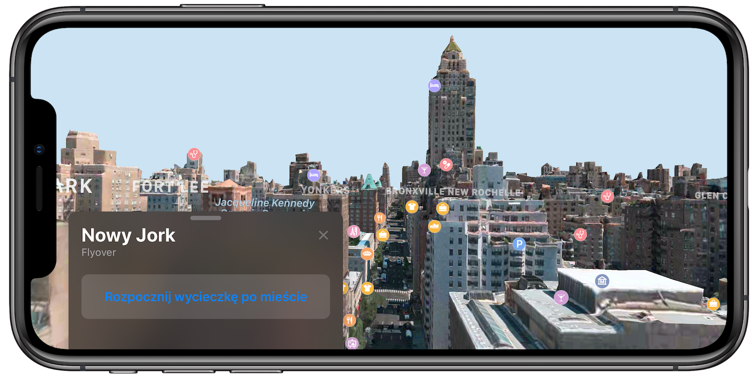 iOS 13 – Mapy Apple i funkcja LookAround.
