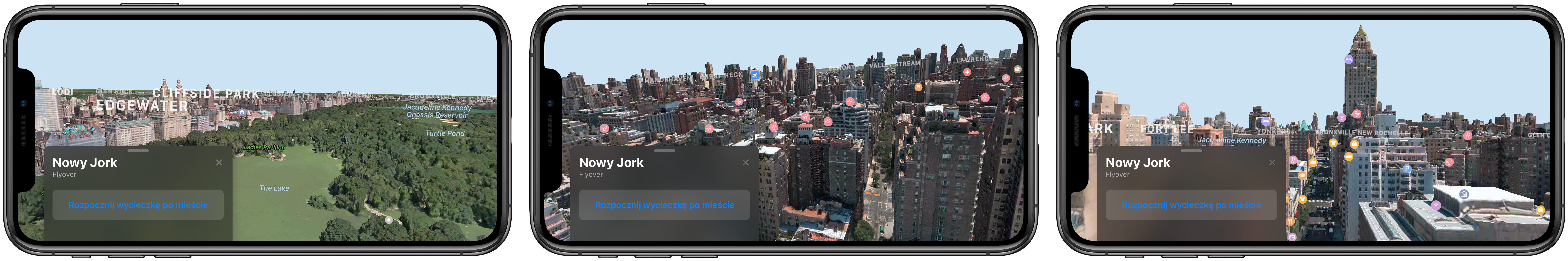 iOS 13 - Mapy Apple i funkcja LookAround.