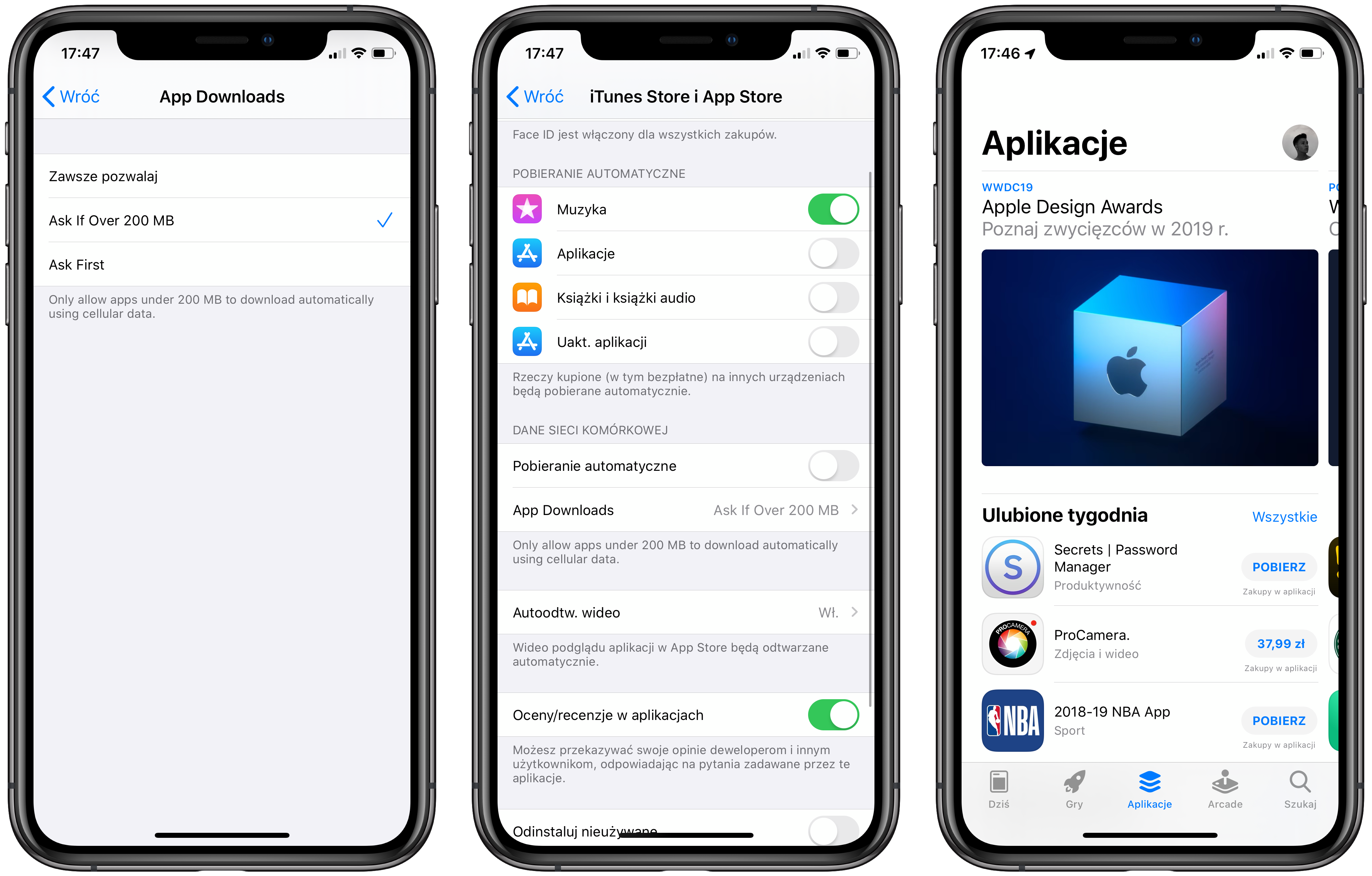 iOS 13 i pobieranie aplikacji w sieci komórkowej!