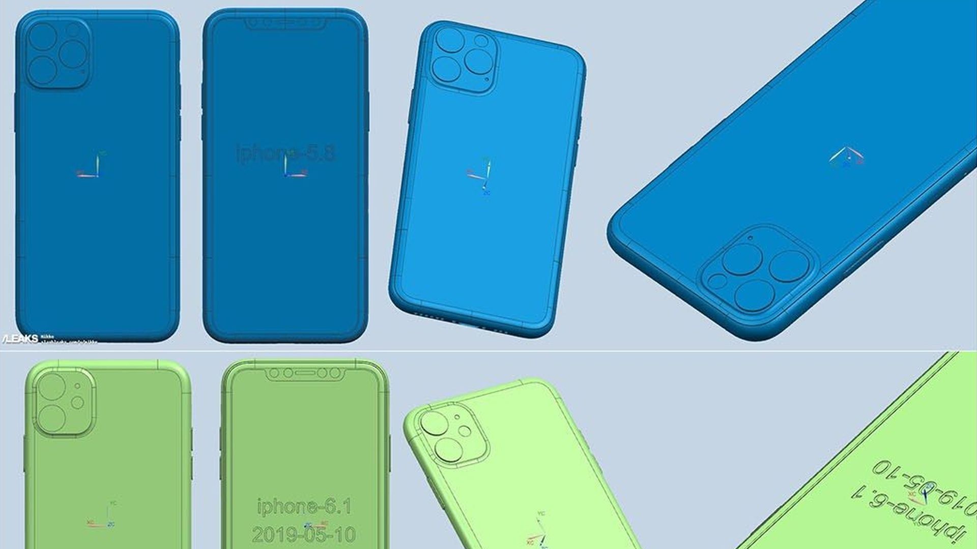 Nowe modele iPhone’ów na kolejnych grafikach CAD