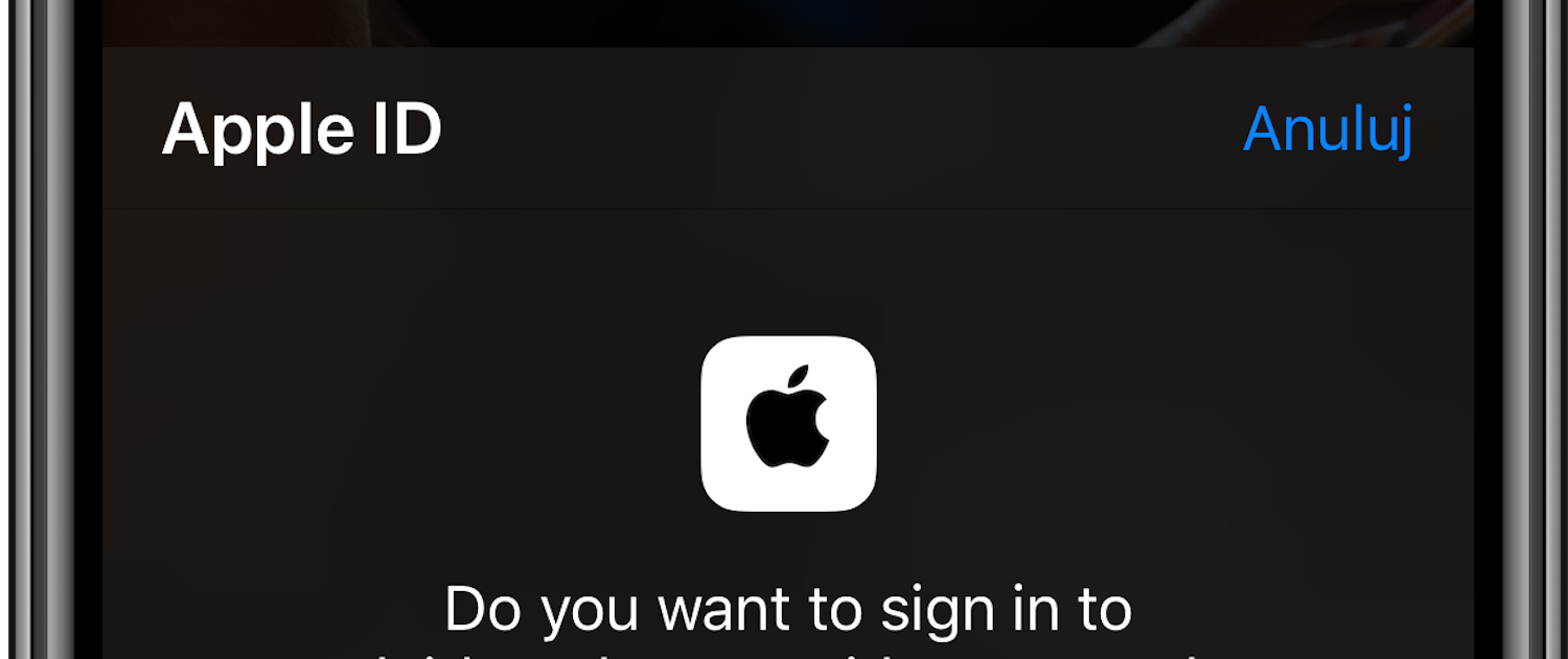 System autoryzacji Apple już na ich stronie – sprawdź sam!