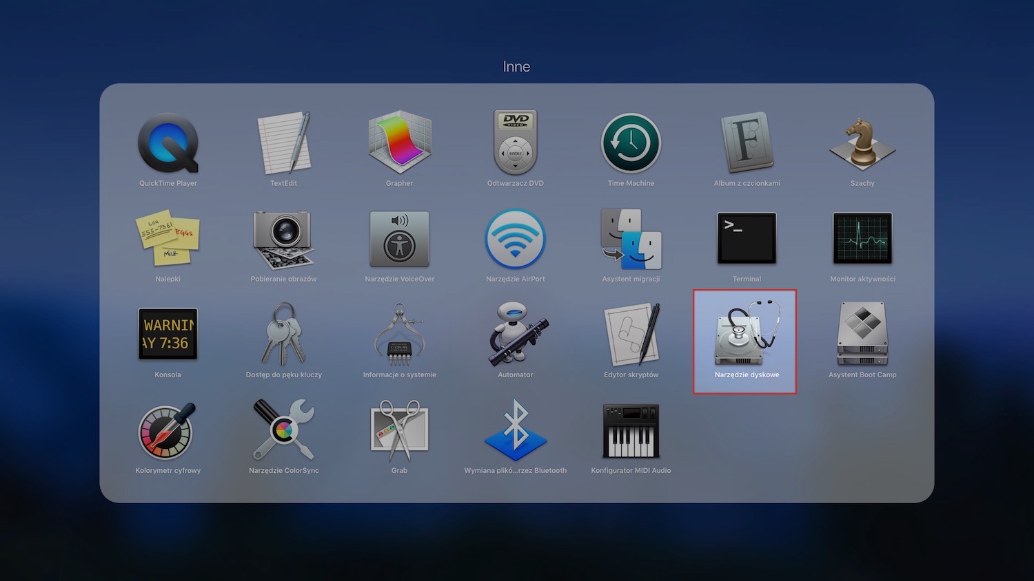 Przygotowywanie bezpiecznego zewnętrznego dysku twardego w macOS, krok 1