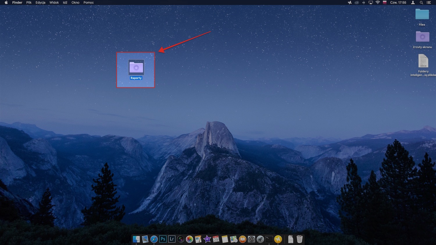 Jak zmienić kryteria wyszukiwania folderu inteligentnego? krok 1