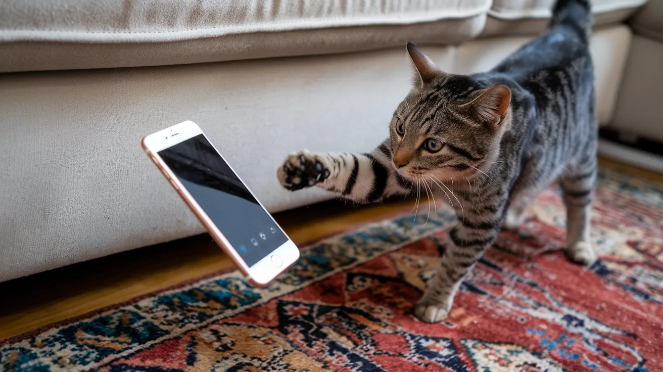 Upadek iPhone na twarde podłoże