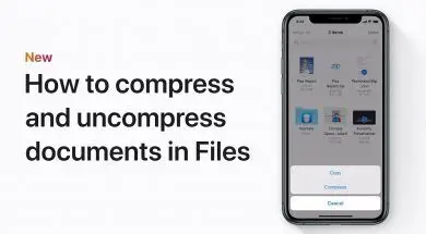 Poradnik Apple Jak kompresować dokumenty w aplikacji Pliki.