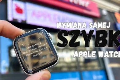 Wymiana szybki w zegarku Apple Watch w Szczecinie
