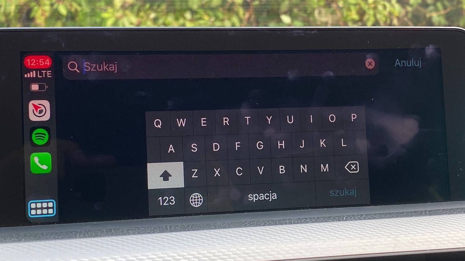 Yanosik w CarPlay