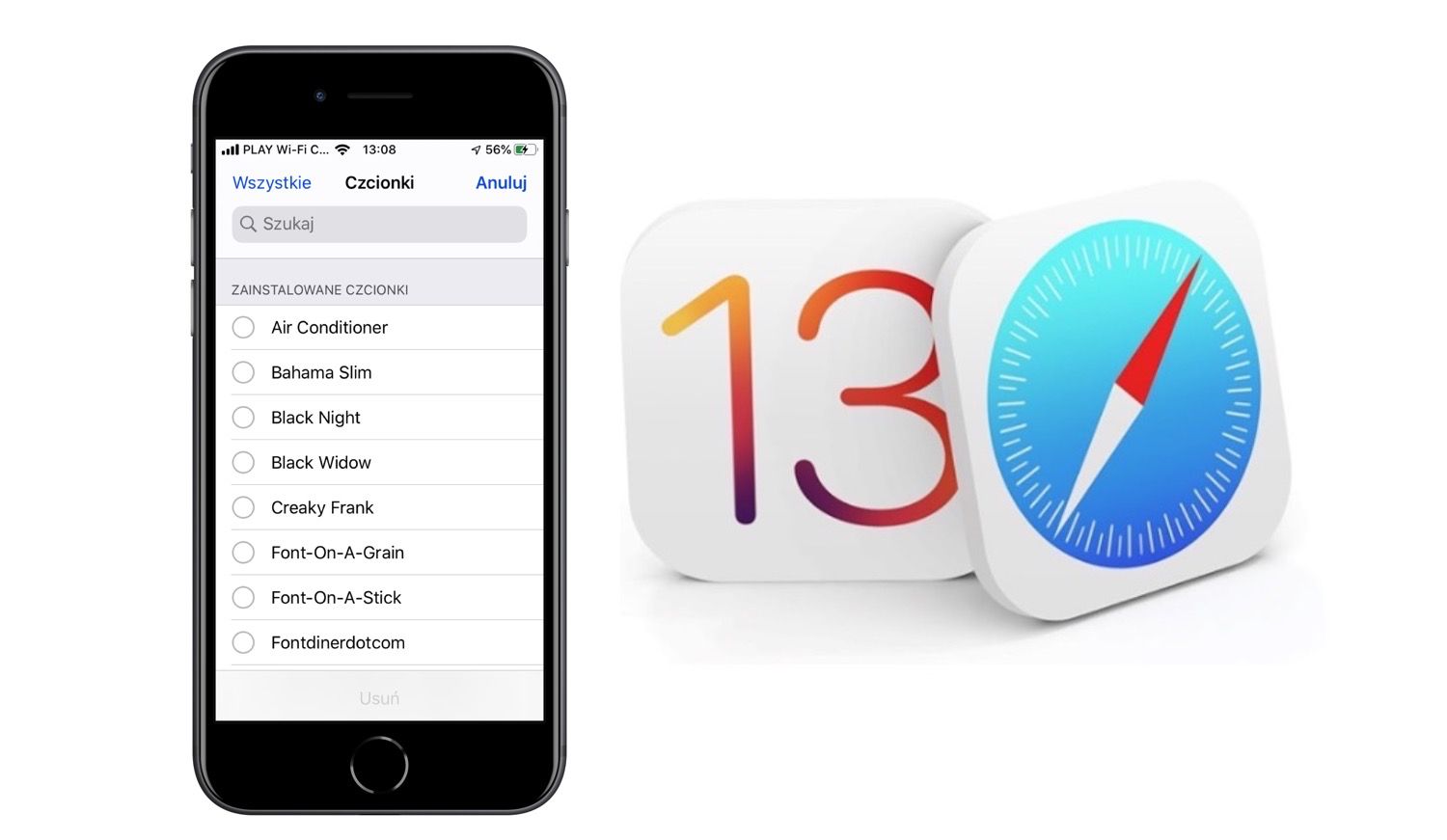 Jak zainstalować dodatkowe czcionki w iOS 13 i iPadOS 13? Zobacz poradnik