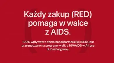 Kolejne wsparcie inicjatywy (Red) przez firmę Apple