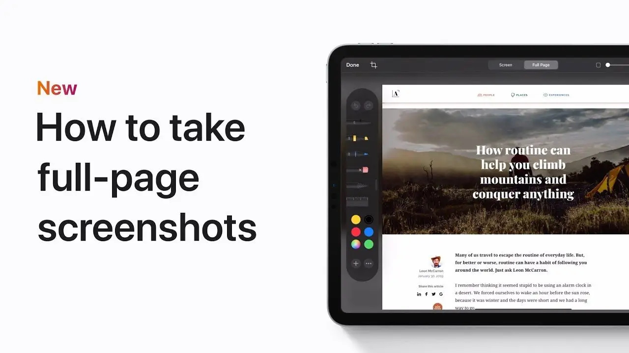 Poradnik Apple Jak wykonać zrzuty całych stron internetowych w iOS