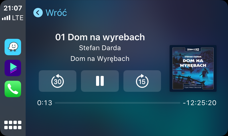 Audioteka dla Apple CarPlay