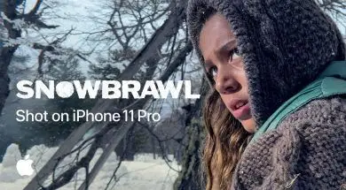 Shot on iPhone 11 Pro Bitwa na śnieżki przedstawiona przez Apple