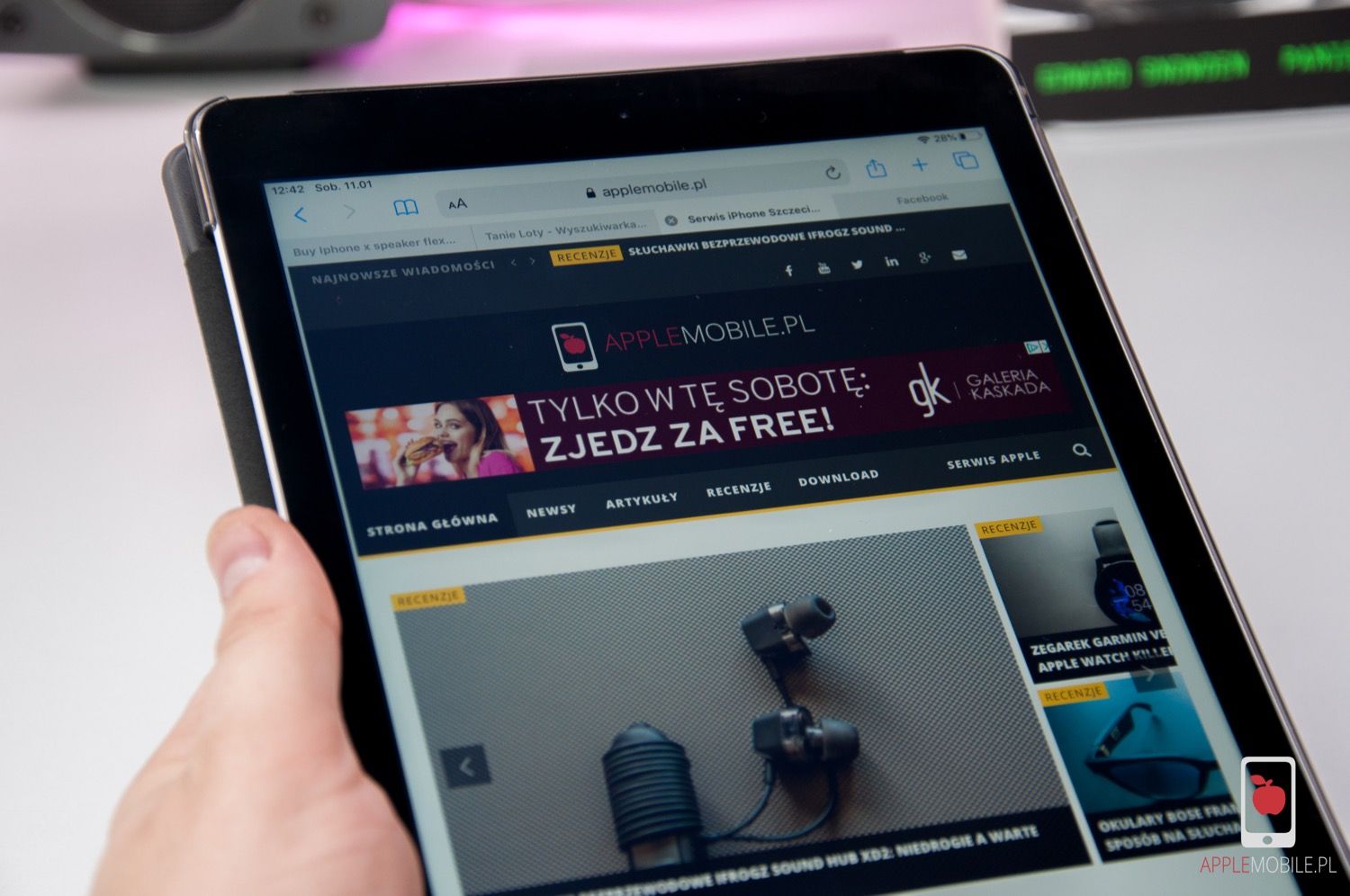 Test etui ESR Yippee dla iPad’a Air 2