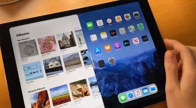 Koncepcyjna wizja nowego zarządzania dzieleniem ekranu na iPadzie