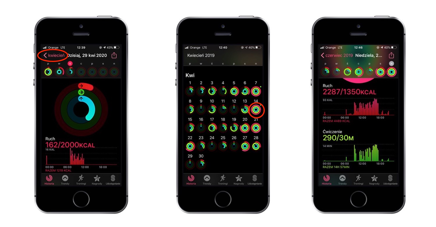 Jak sprawdzać postępy aktywności na iPhone