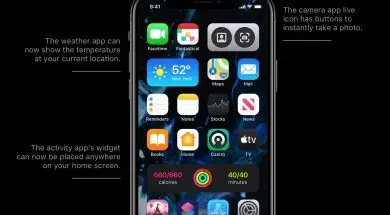 Koncepcyjna wizja wyglądu widgetów na Ekranie Początkowym