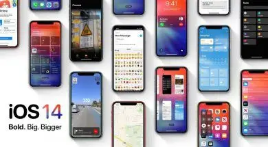 Koncept systemu iOS 14 z dużą ilością nowych funkcji