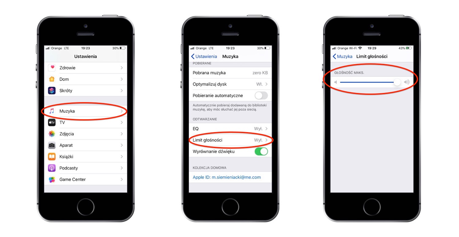 Jak ustawić limit głośności na iPhone?