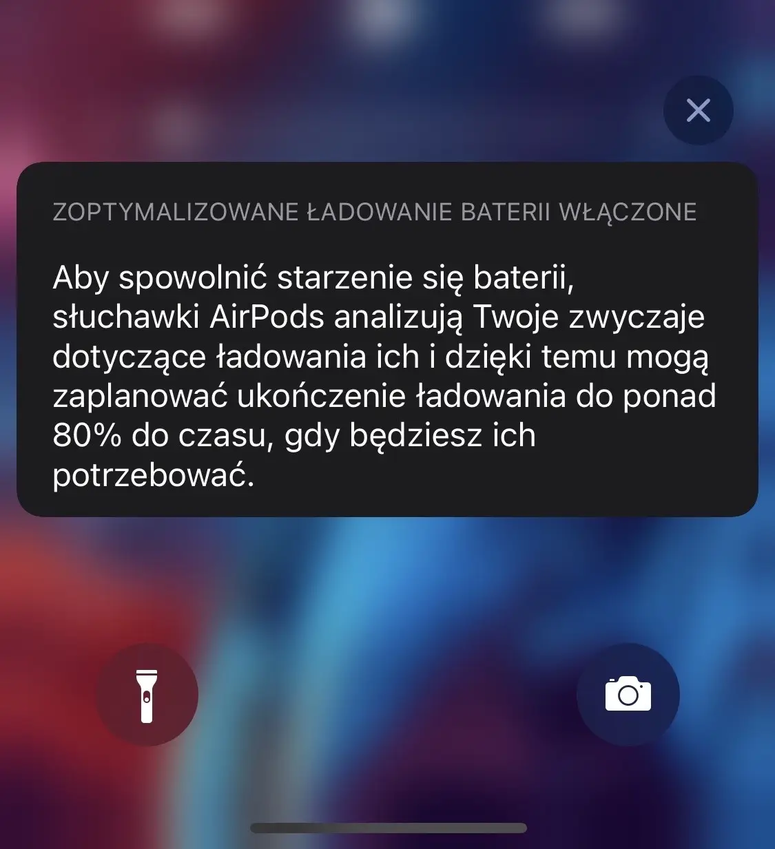 Zoptymalizowane ładowanie słuchawek AirPods w systemie iOS 14.