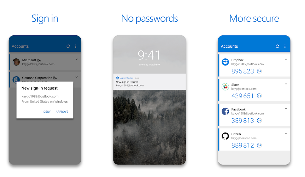 Microsoft authenticator na iOS