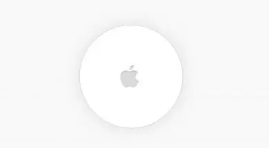 Zdjęcie pokazujące prawdopodobnie instrukcje lokalizatora AirTag