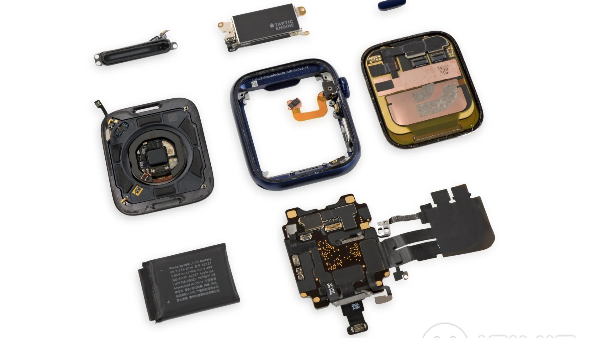 iFixIt pokazuje wnętrze zegarka Apple Watch series 6