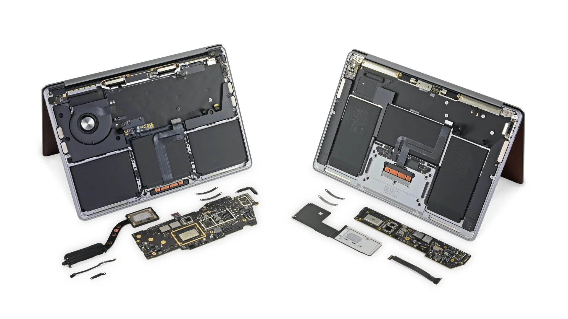 iFixit pokazuje wnętrze MacBooka Pro i Air z procesorem M1