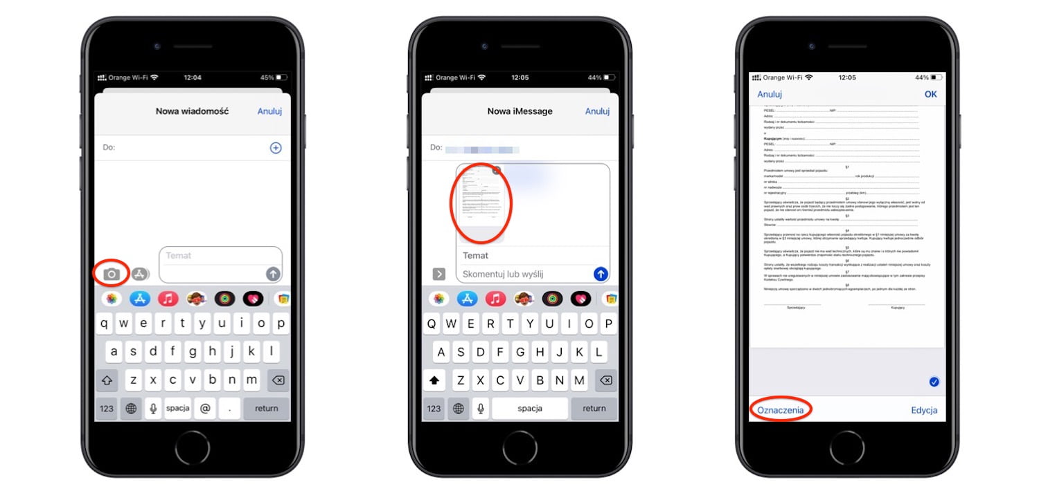 Aplikacja Wiadomości