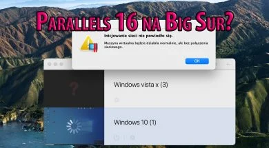 Naprawa sieci w Parallels 16 na Big Sur