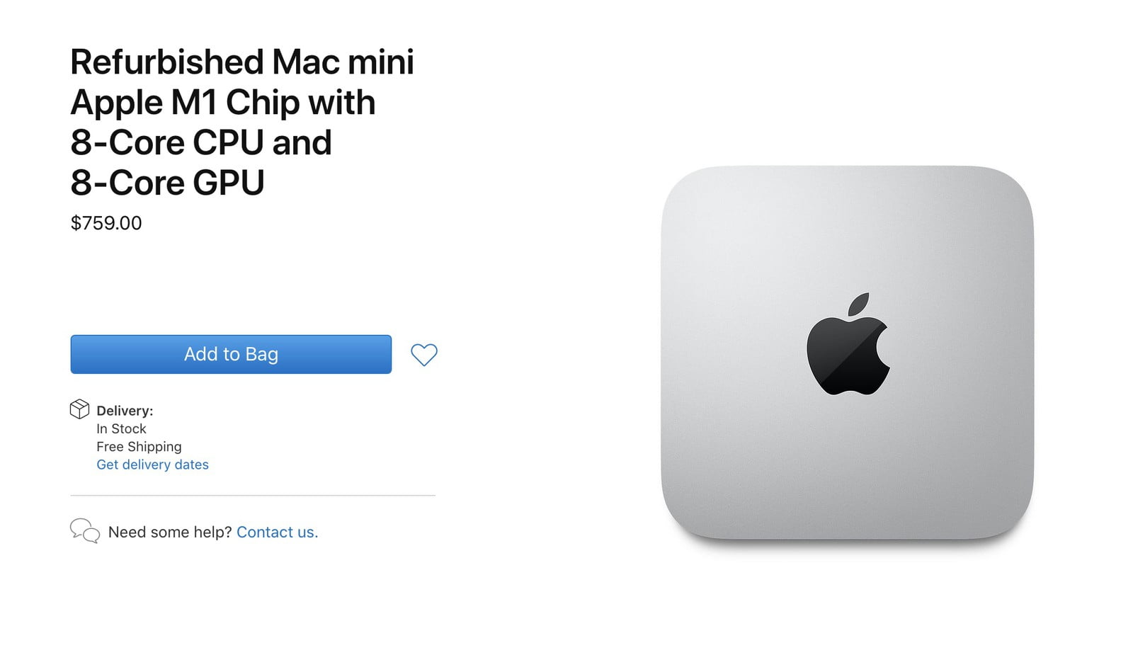 Apple rozpoczyna sprzedaż odnowionego Mac’a mini z procesorem M1