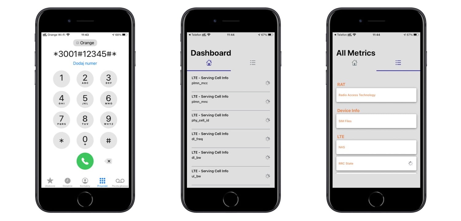 Field Test na iPhone