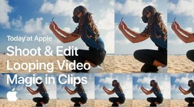 Poradnik Apple Nagrywanie zapętlonych filmów w aplikacji Clips