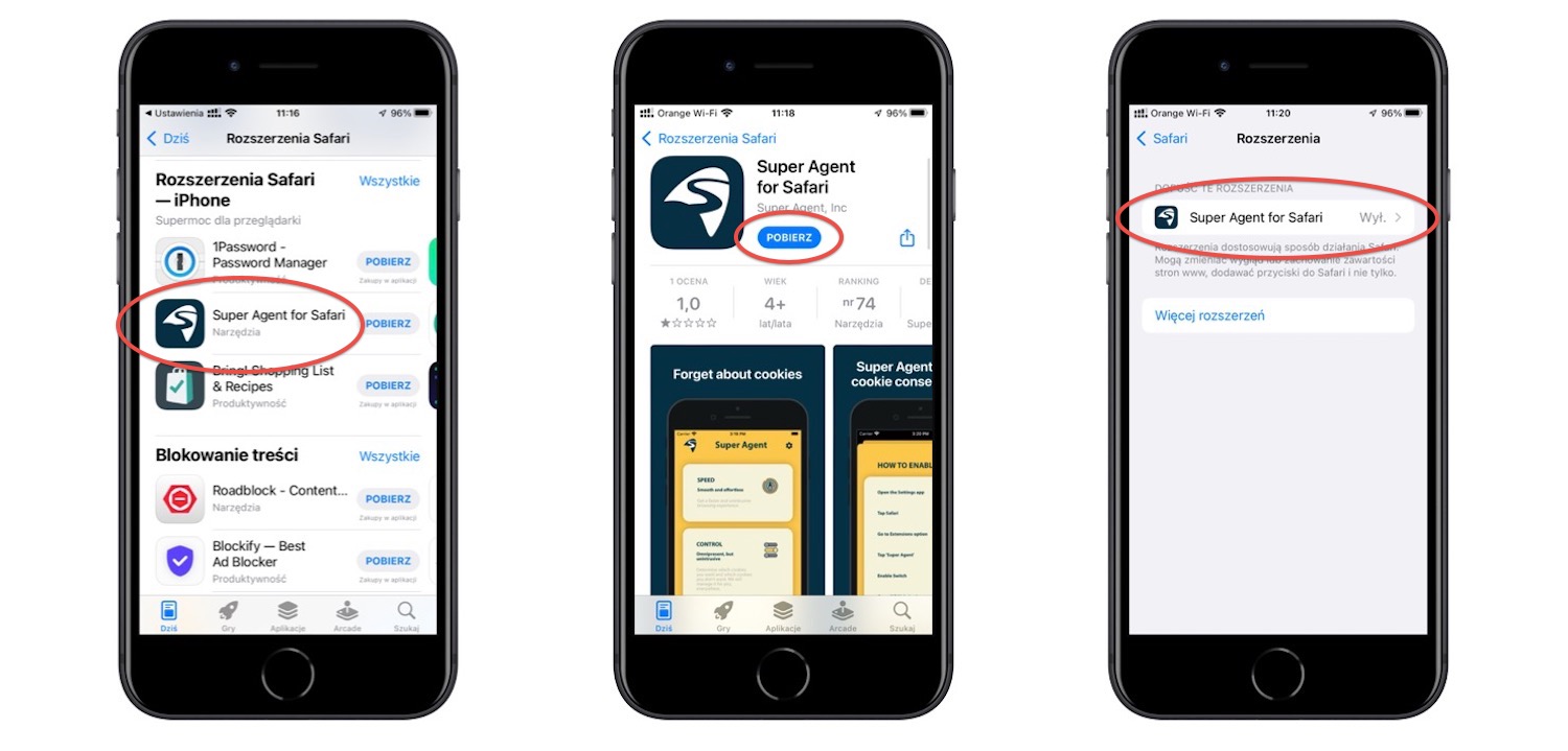 Jak zainstalować rozszerzenia Safari na iPhone