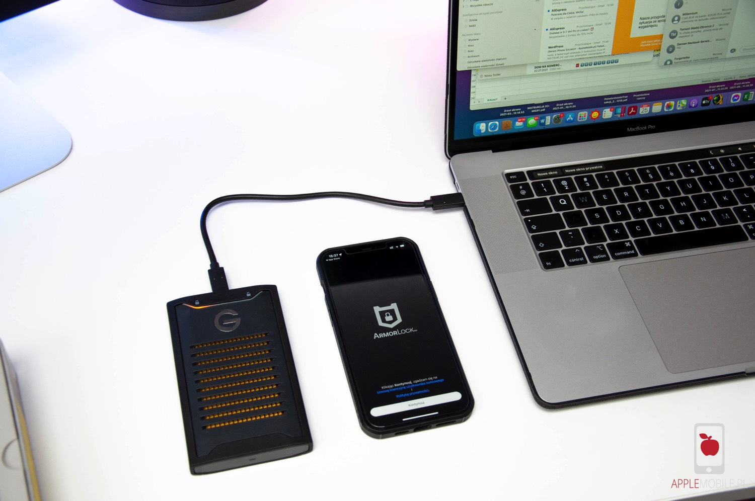 G-Technology ARMORLOCK NVME SSD 2TB