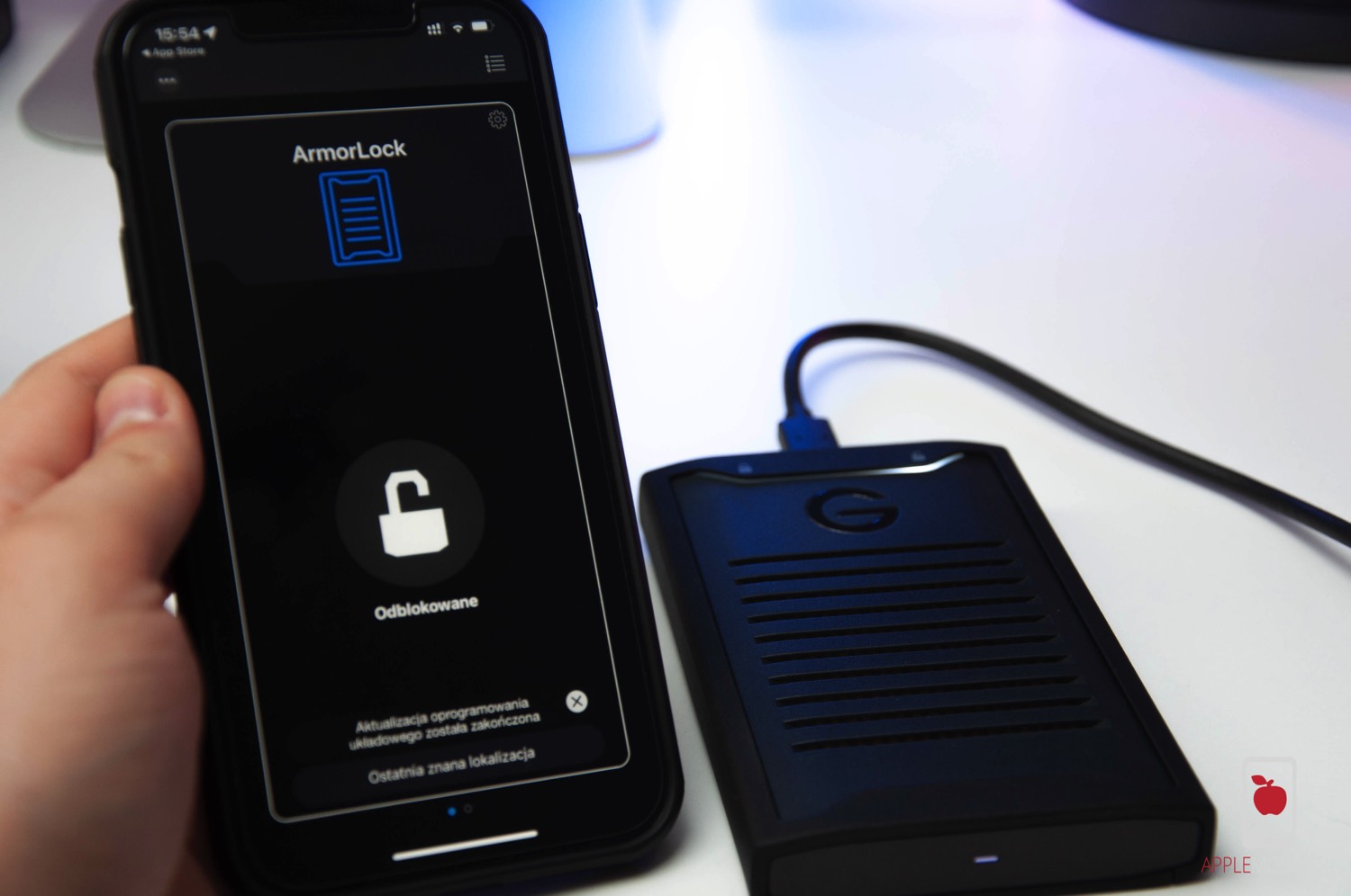 Recenzja G-Technology ARMORLOCK NVME SSD 2TB