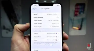 Nieznana część po wymianie w iPhone serwis apple 14
