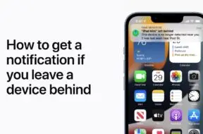 Poradnik Apple Na temat funkcji powiadamiaj o pozostawieniu