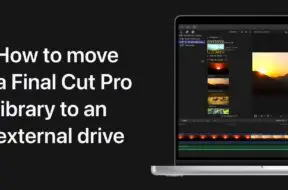 Poradnik Apple Na temat przenoszenia biblioteki Final Cut Pro